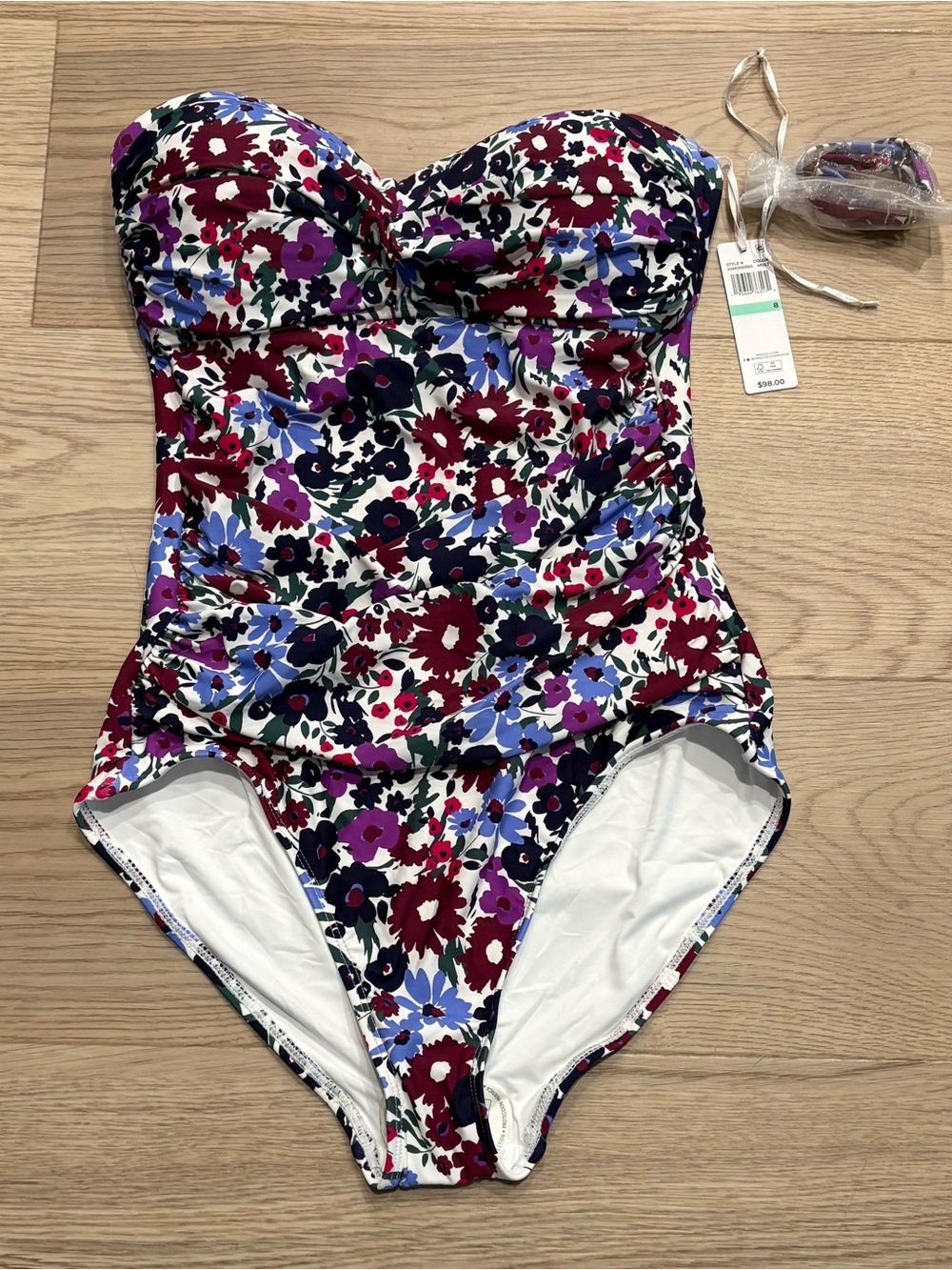 Anne Cole Floral One-Piece Twist Front Swimsuit